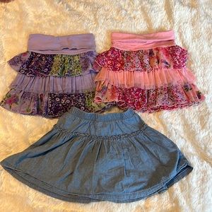 Girl Skirts Sz 5 Lot of 3
